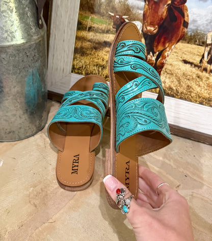 Ridge Sandals *Turquoise