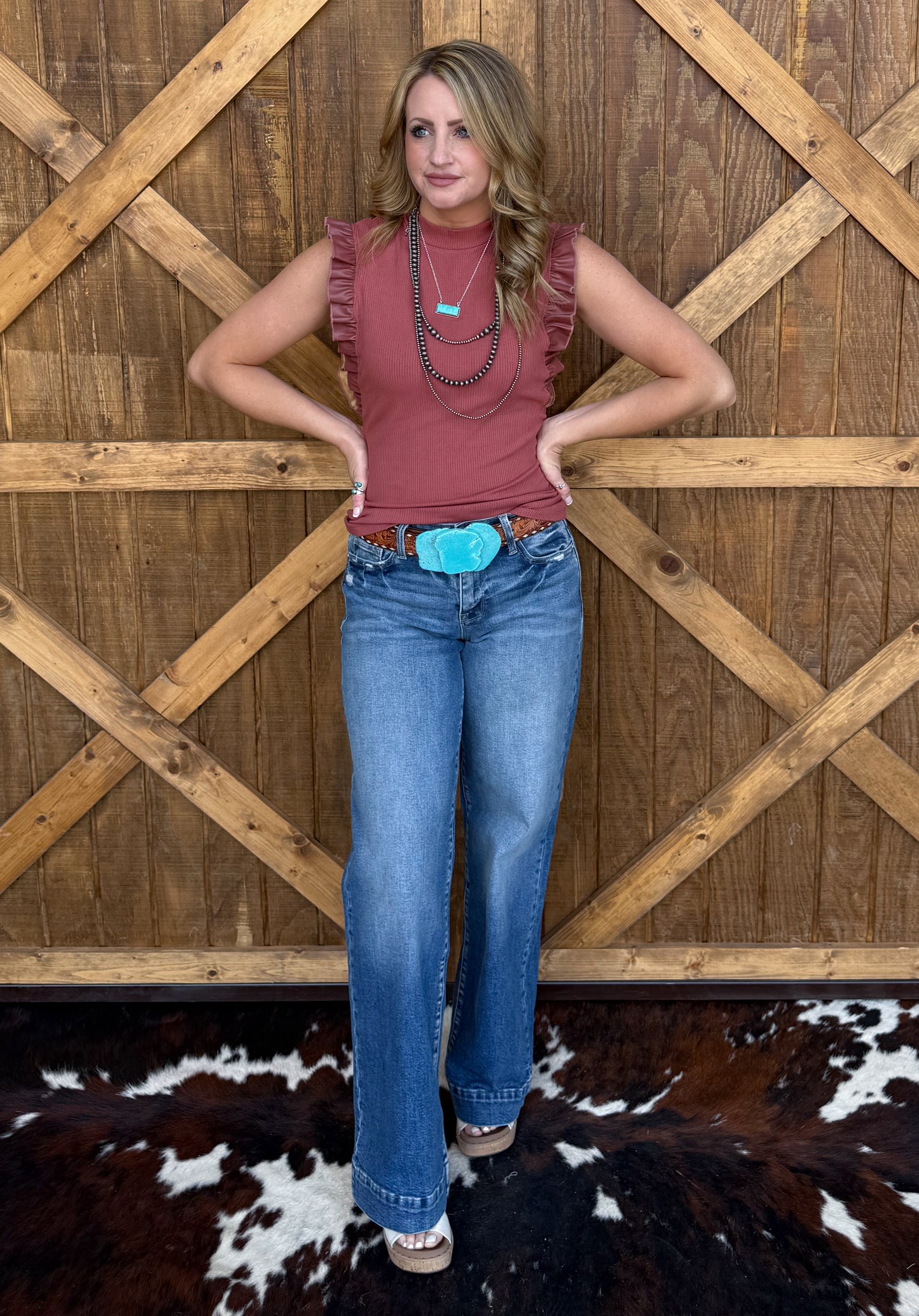 The Betty Top *Rosewood