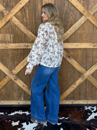The Floral Button-Up