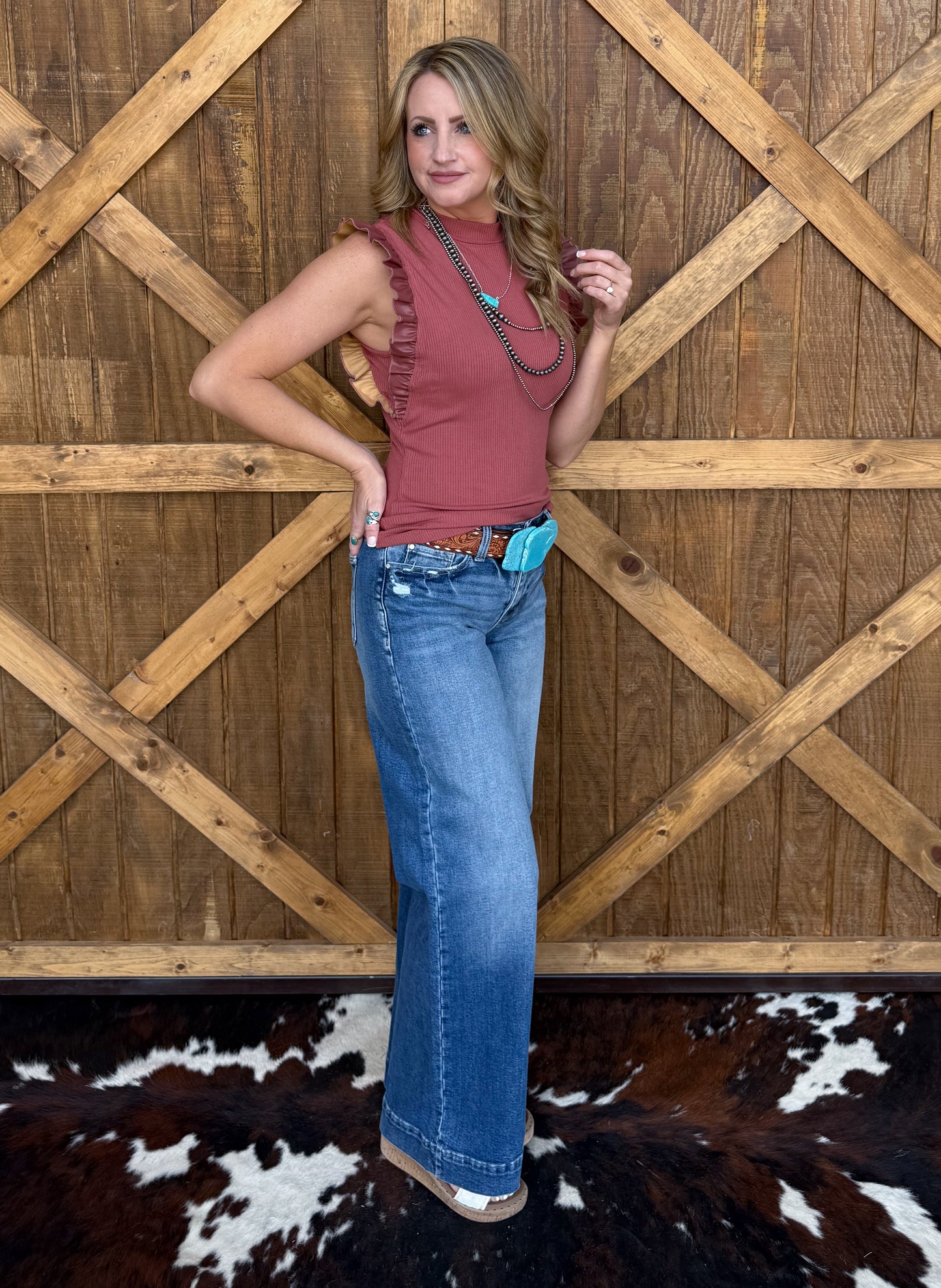 The Betty Top *Rosewood