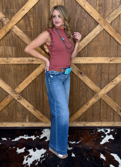 The Betty Top *Rosewood