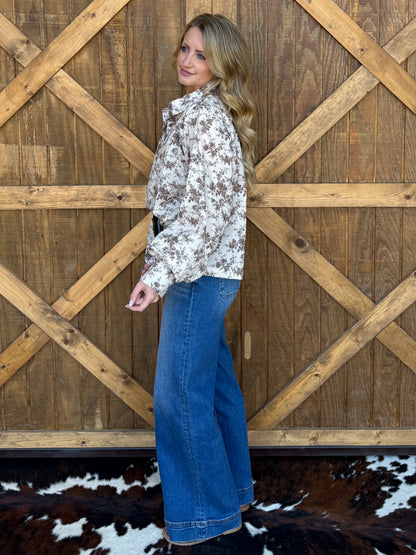 The Floral Button-Up