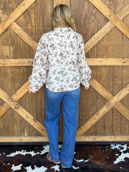 The Floral Button-Up