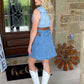 Denim Sweetheart Dress