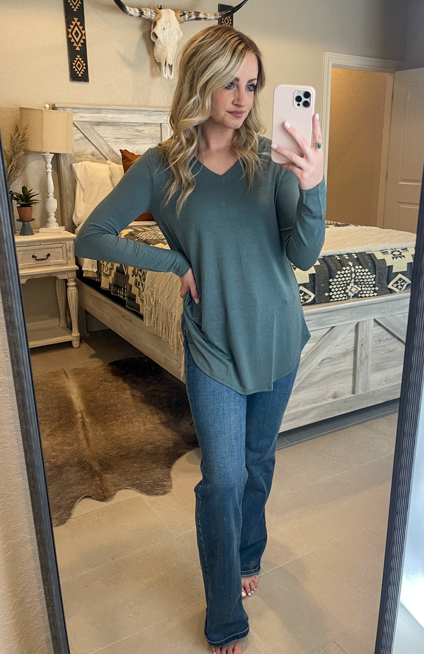 Basic Babe Long Sleeve *Jade