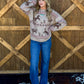 Cozy Horses Sweater *Taupe