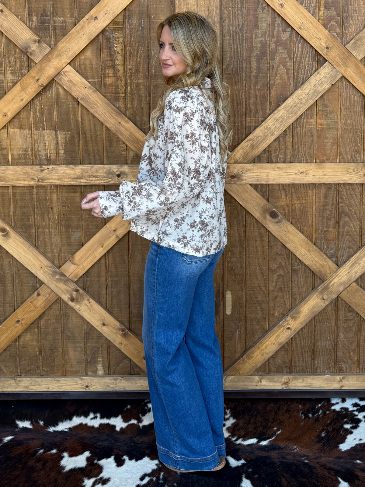 The Floral Button-Up