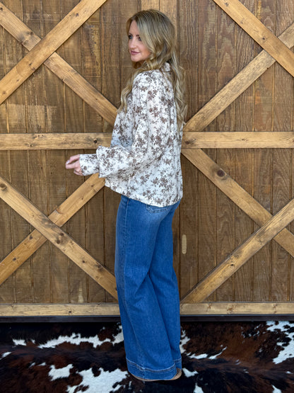 The Floral Button-Up
