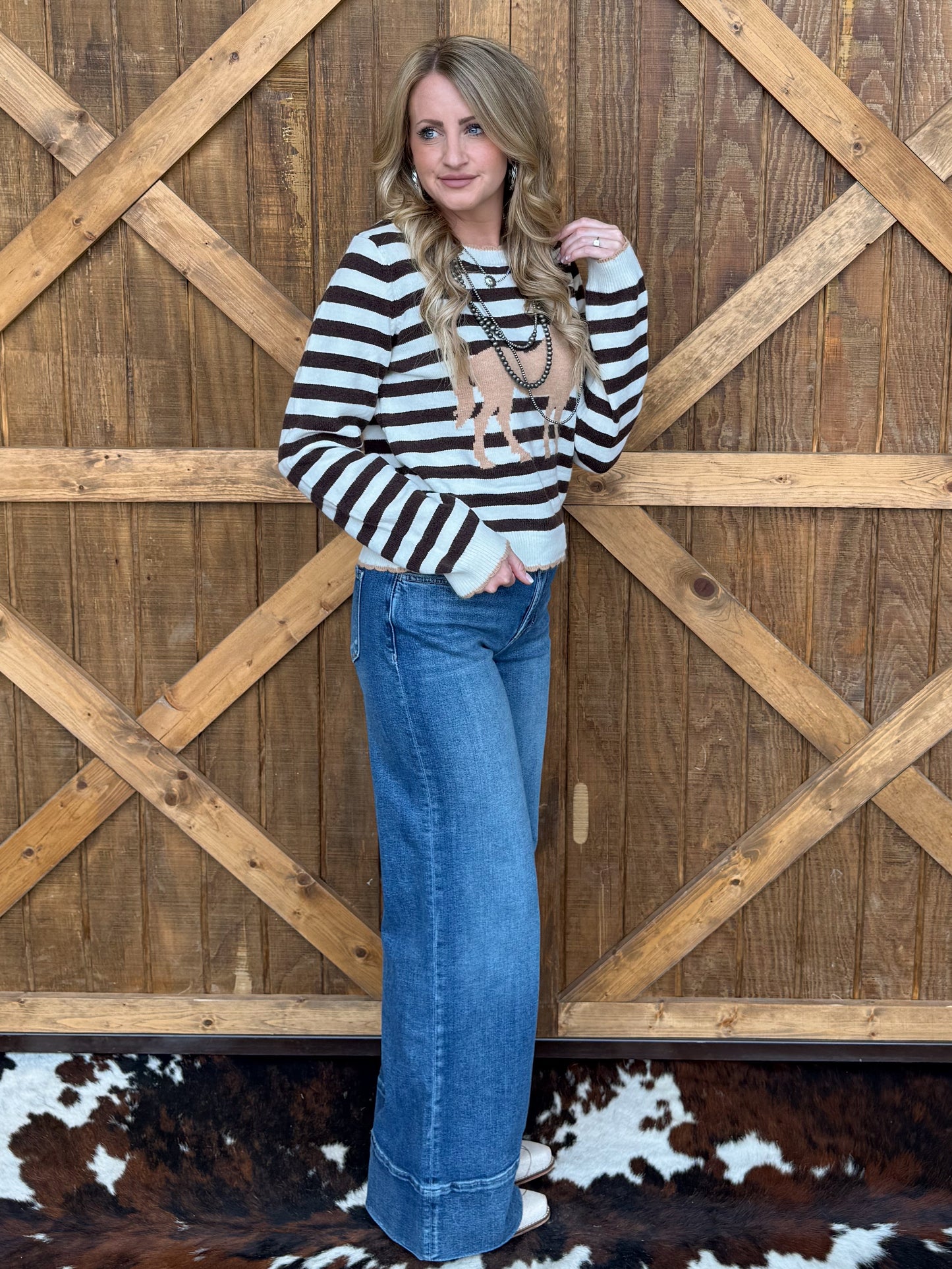 The Striped Horse Sweater