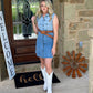 Denim Sweetheart Dress