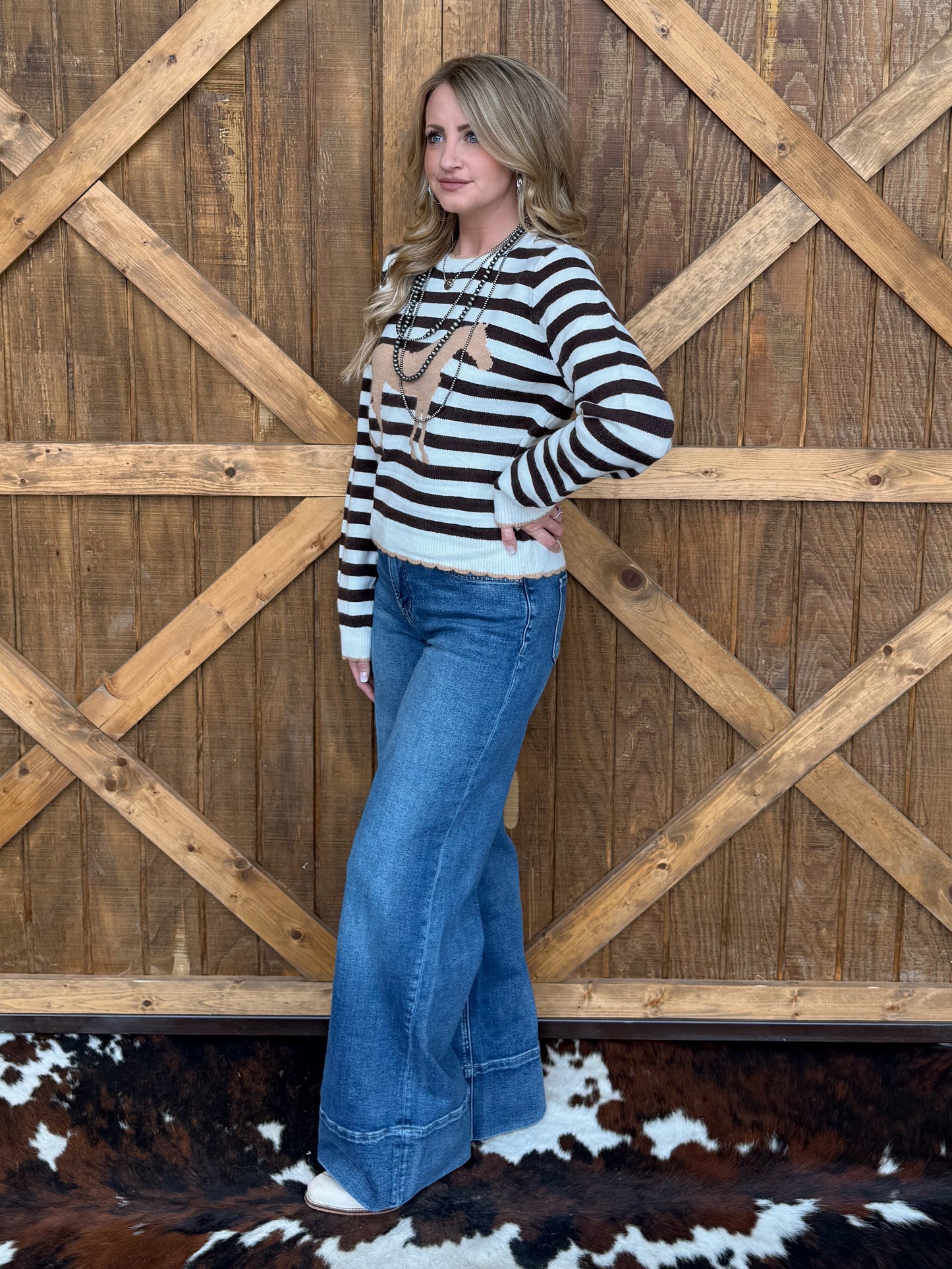 The Striped Horse Sweater
