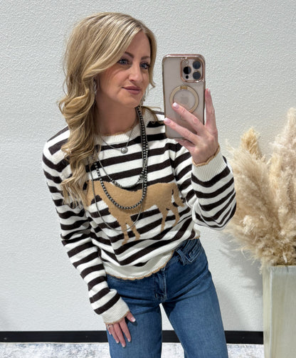The Striped Horse Sweater