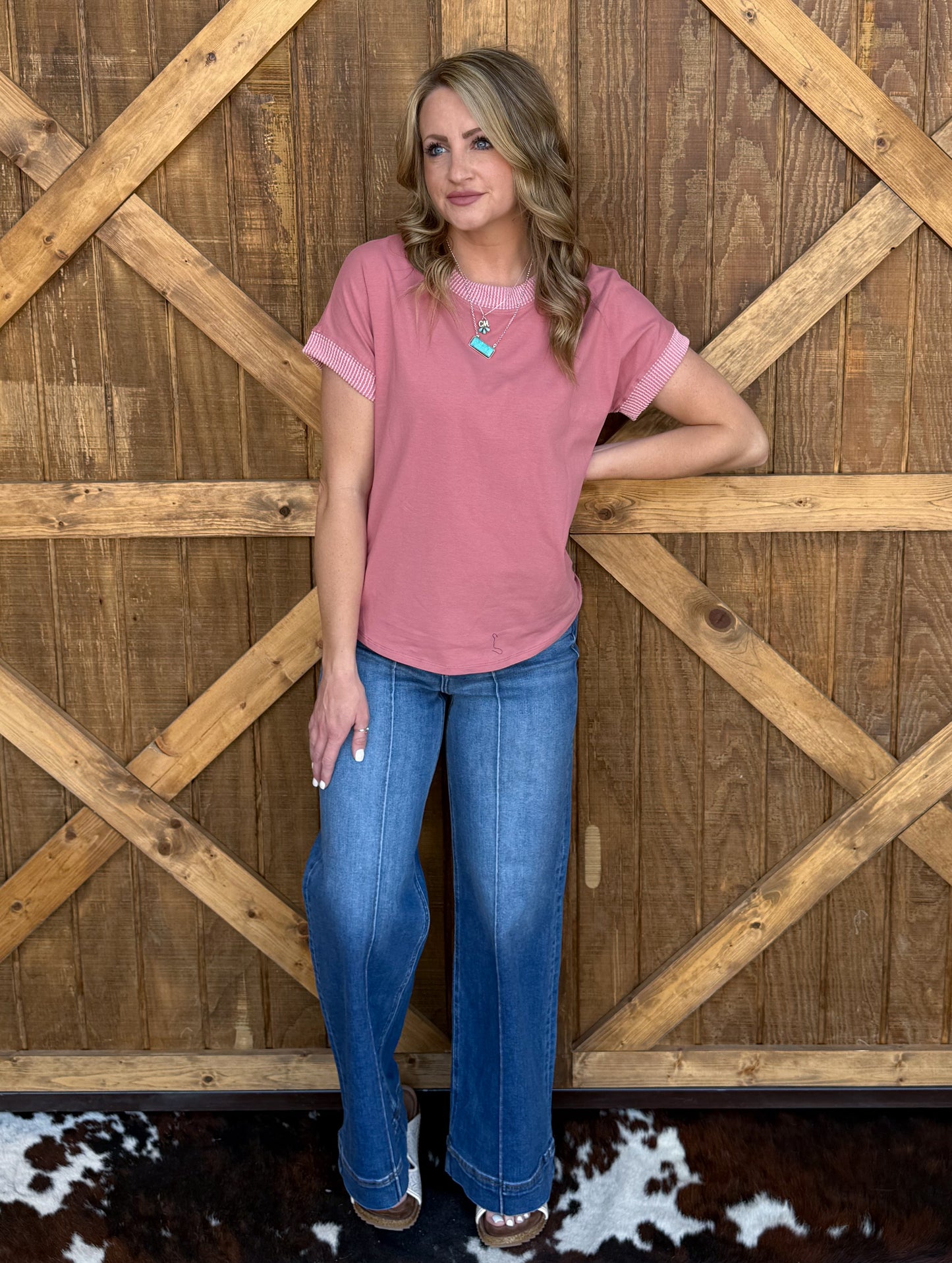Dusty Rose Top