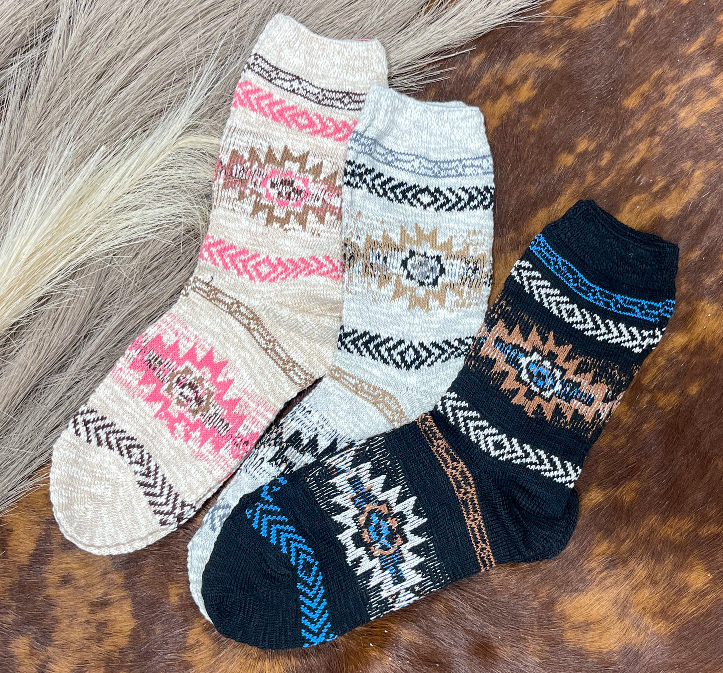 Western Cozy Socks