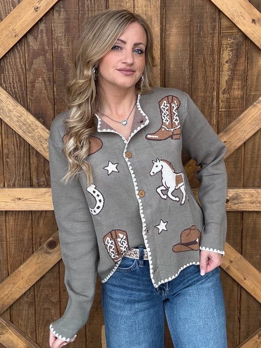 Classic Cowboy Cardigan