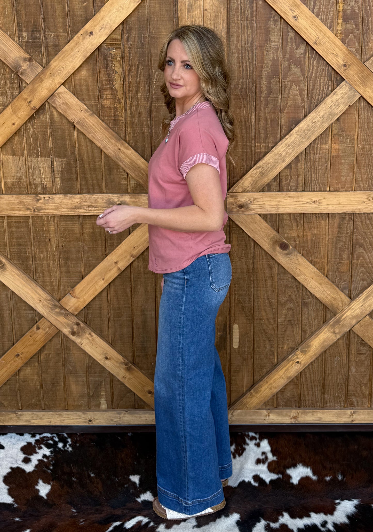 Dusty Rose Top
