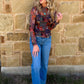 Cheyenne Collage Mesh Top