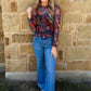 Cheyenne Collage Mesh Top