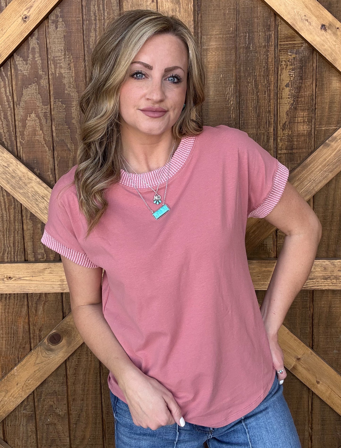 Dusty Rose Top
