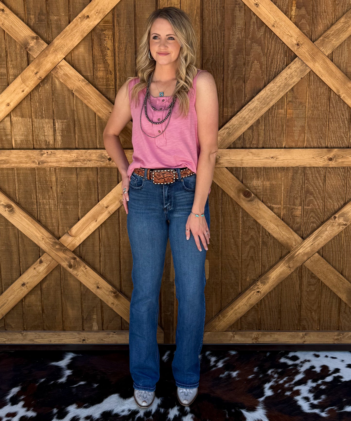 Avery Comfy Tank *Pink
