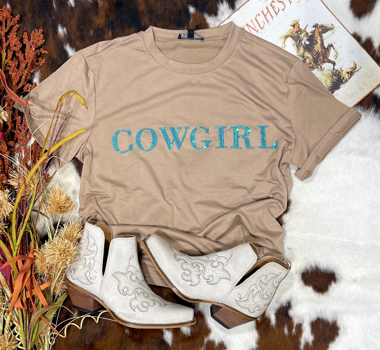 Turquoise Cowgirl Tee