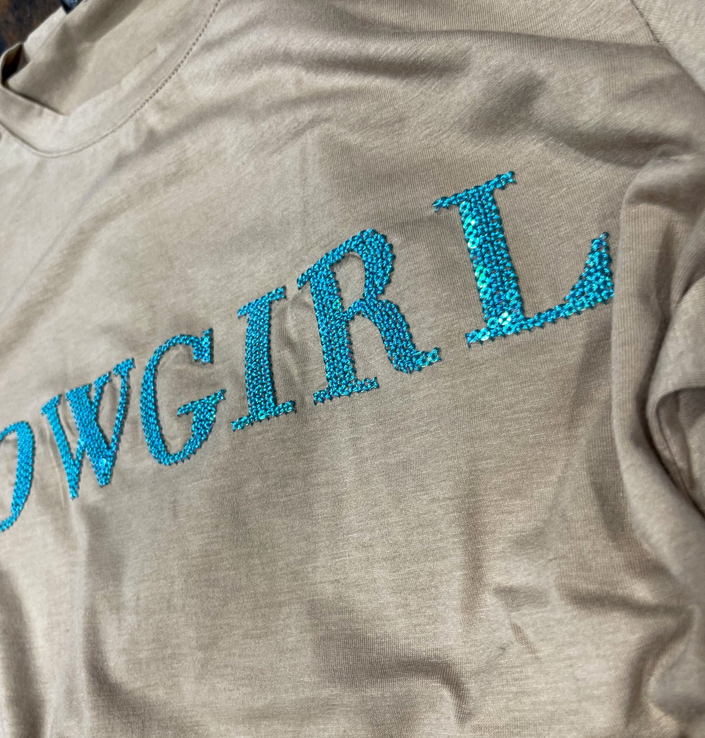 Turquoise Cowgirl Tee