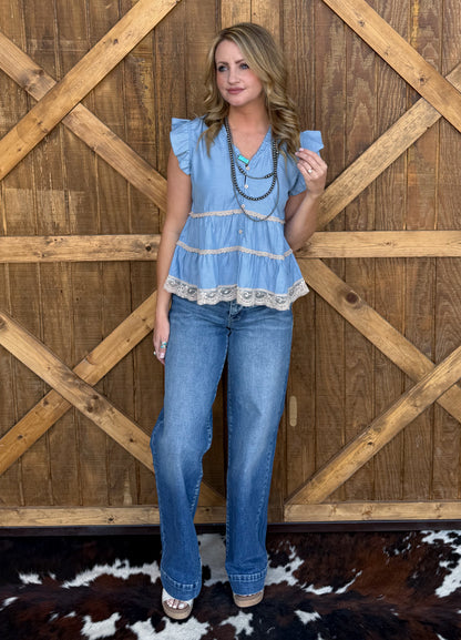 Llano Lace Top