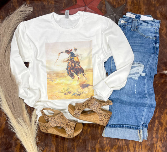 Vintage Cowboy Sweatshirt