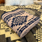 Navy Aztec Throw Blanket