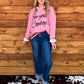 See You Cowboy Sweater *Pink