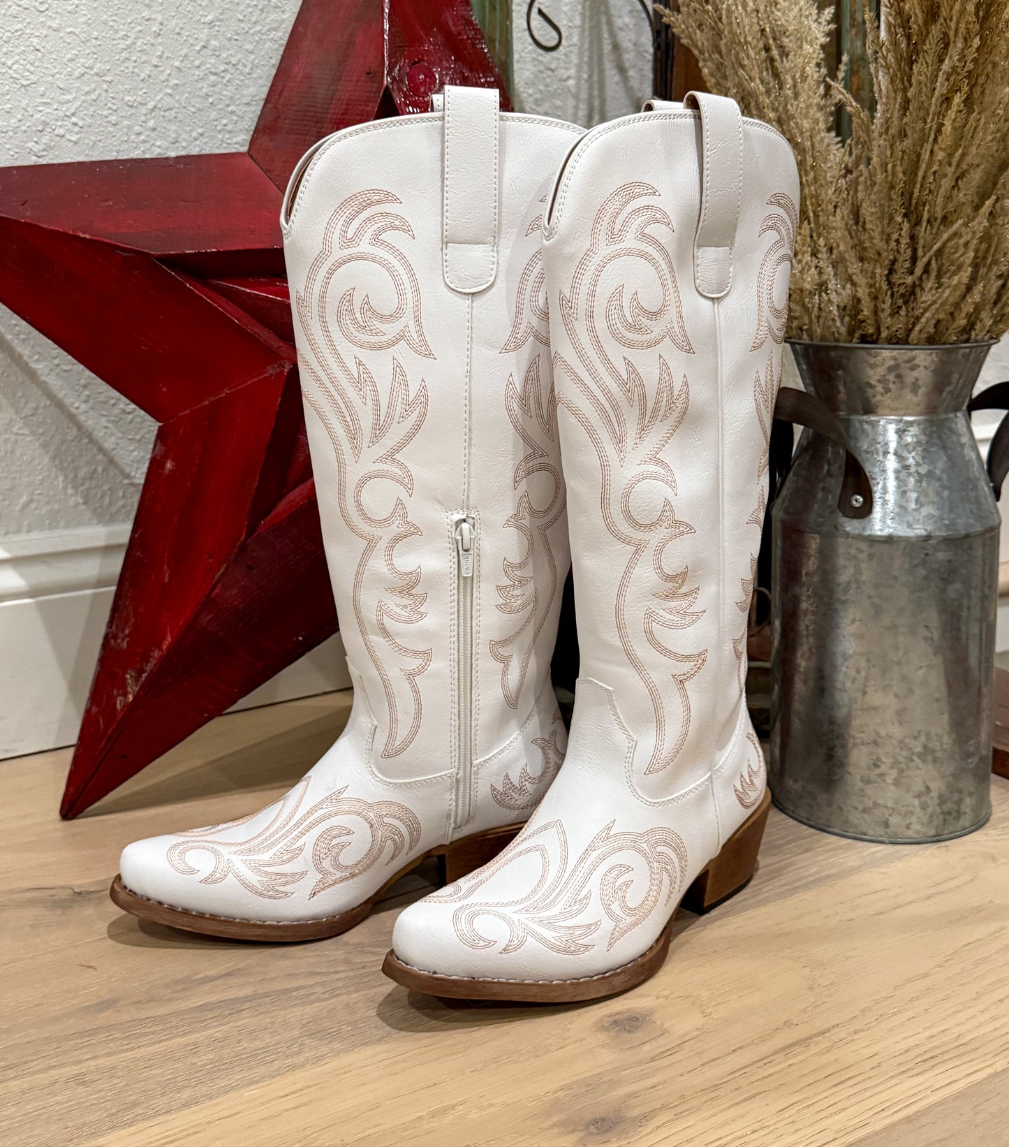 Ryder White Boots