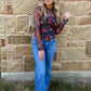 Cheyenne Collage Mesh Top