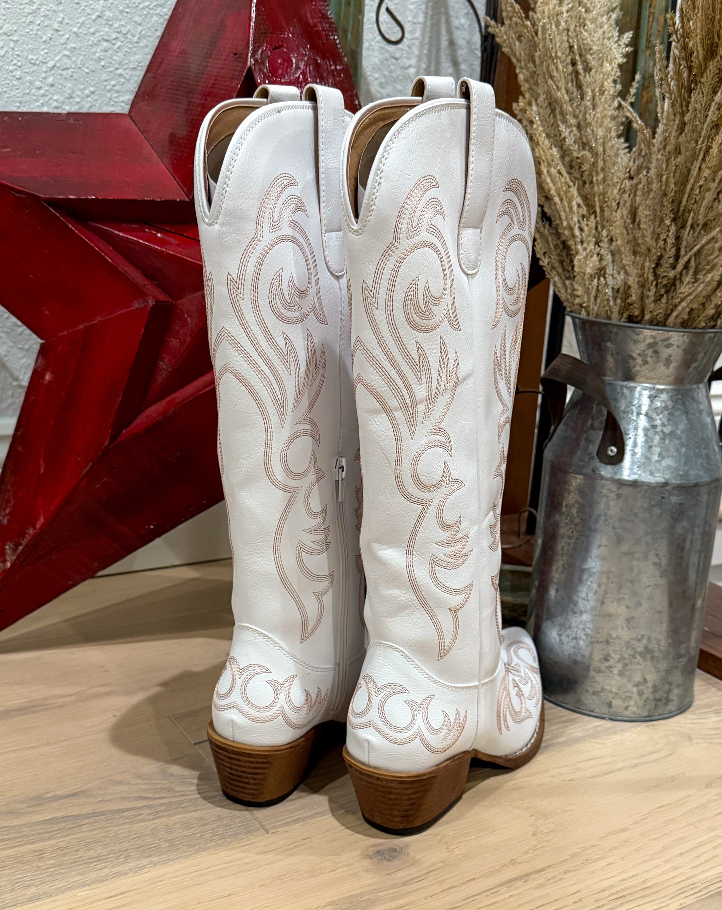 Ryder White Boots