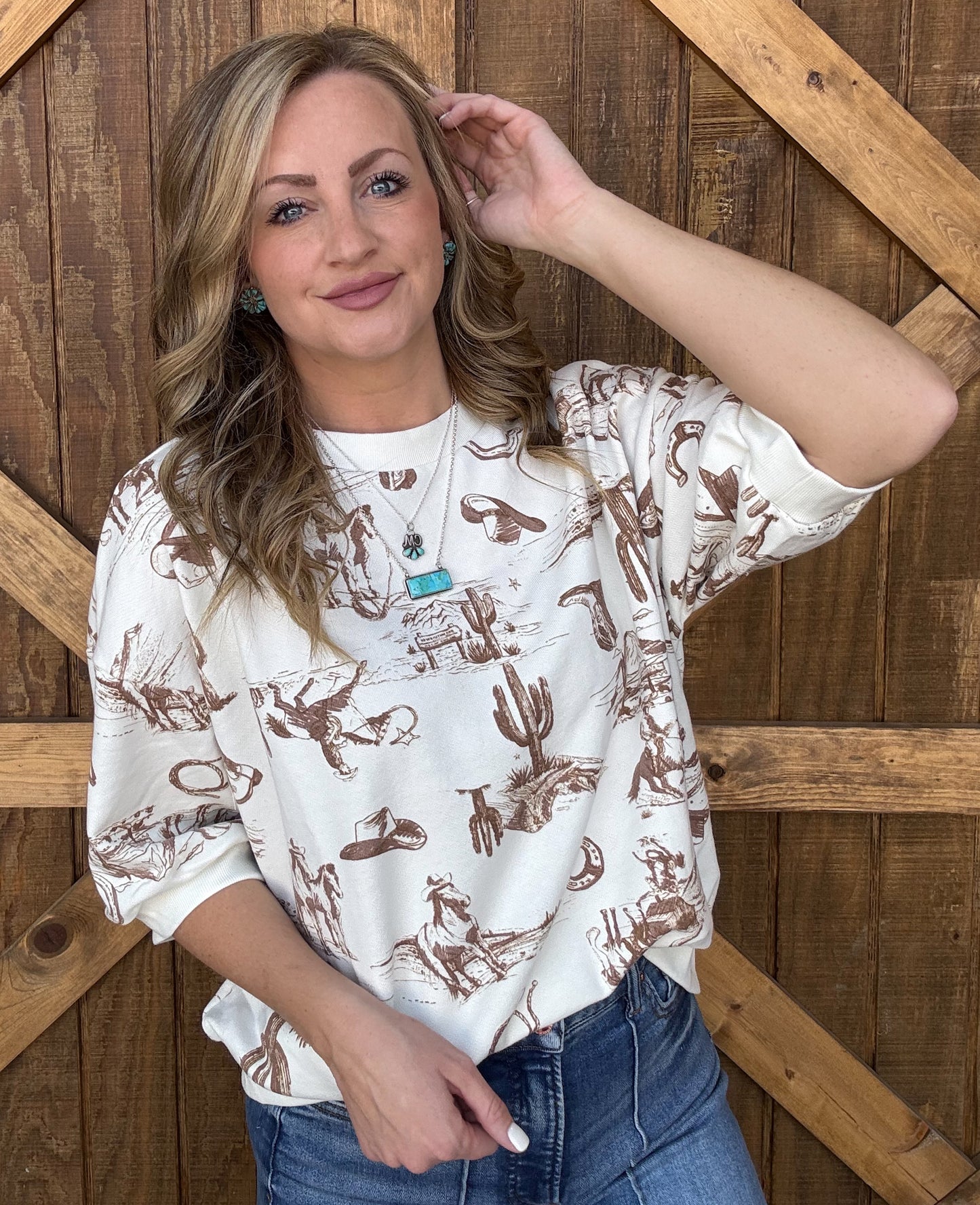 Cozy Cowboy Desert Top