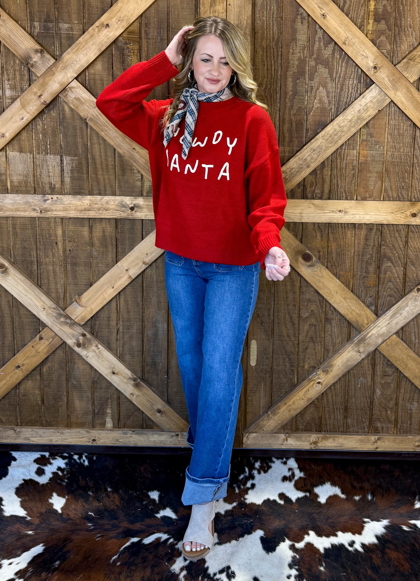 Howdy Santa Sweater