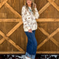 Western Print Sweatshirt