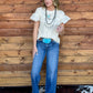 Ivory Cowgirl Crochet Blouse