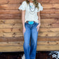 Ivory Cowgirl Crochet Blouse
