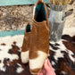 Sunset Bloom Cowhide Booties