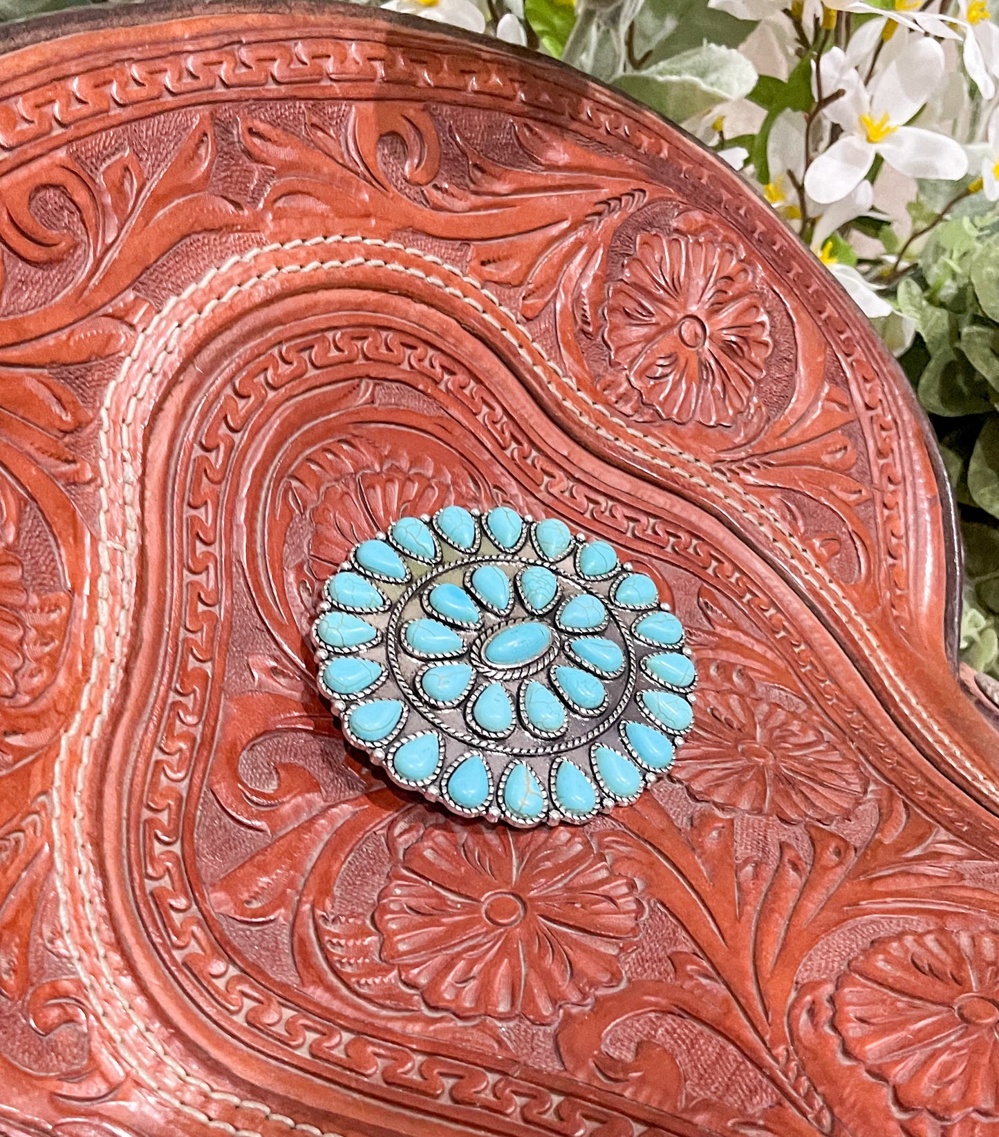 Turquoise Belt Buckle