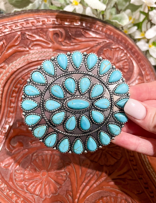 Turquoise Belt Buckle