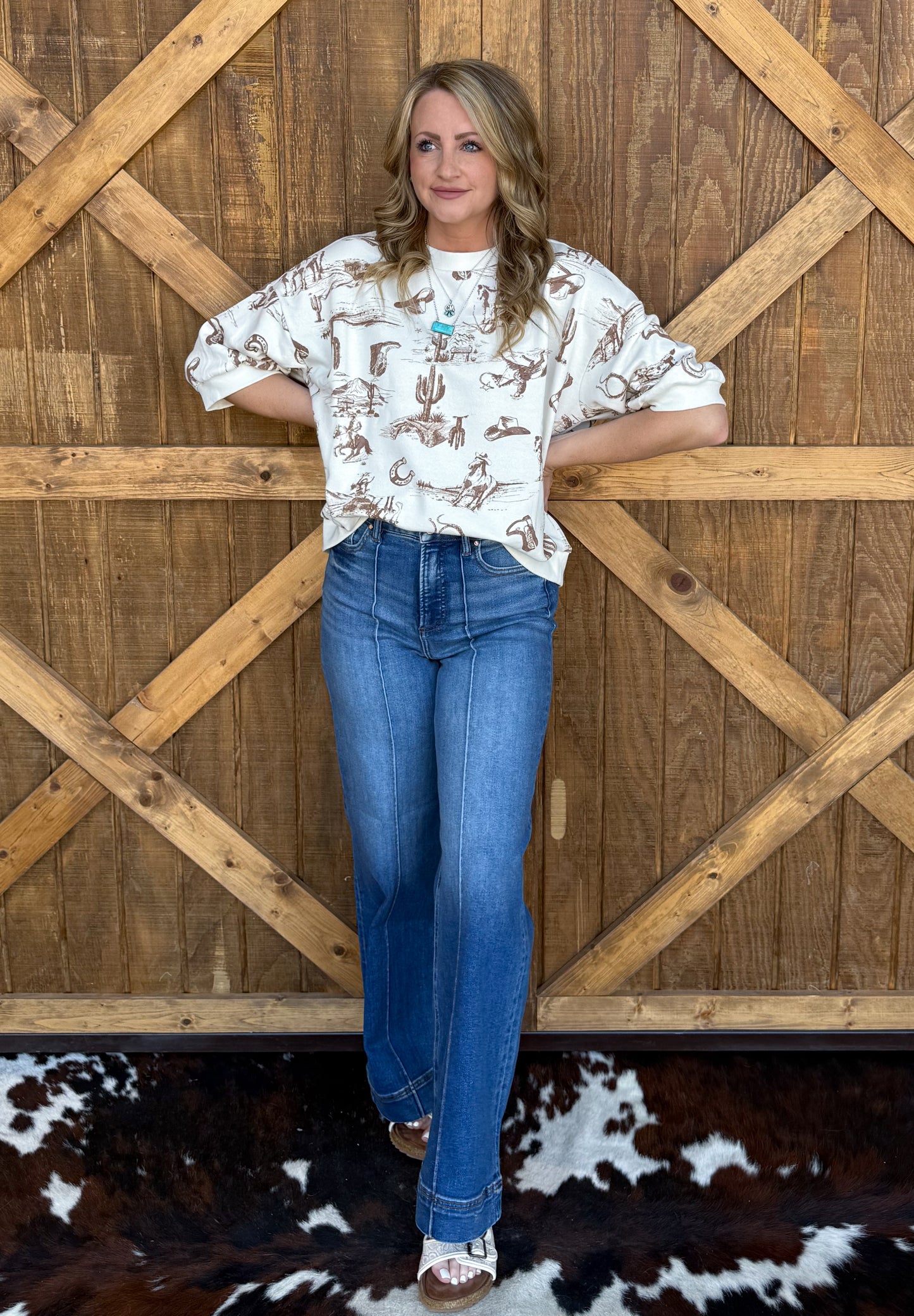 Cozy Cowboy Desert Top