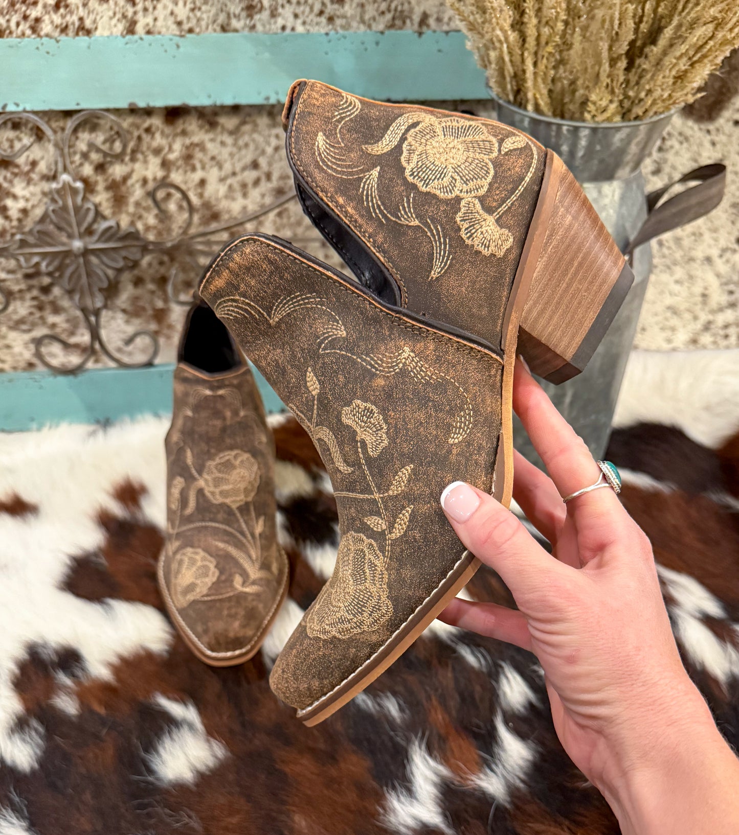 Southwest Booties *Brown