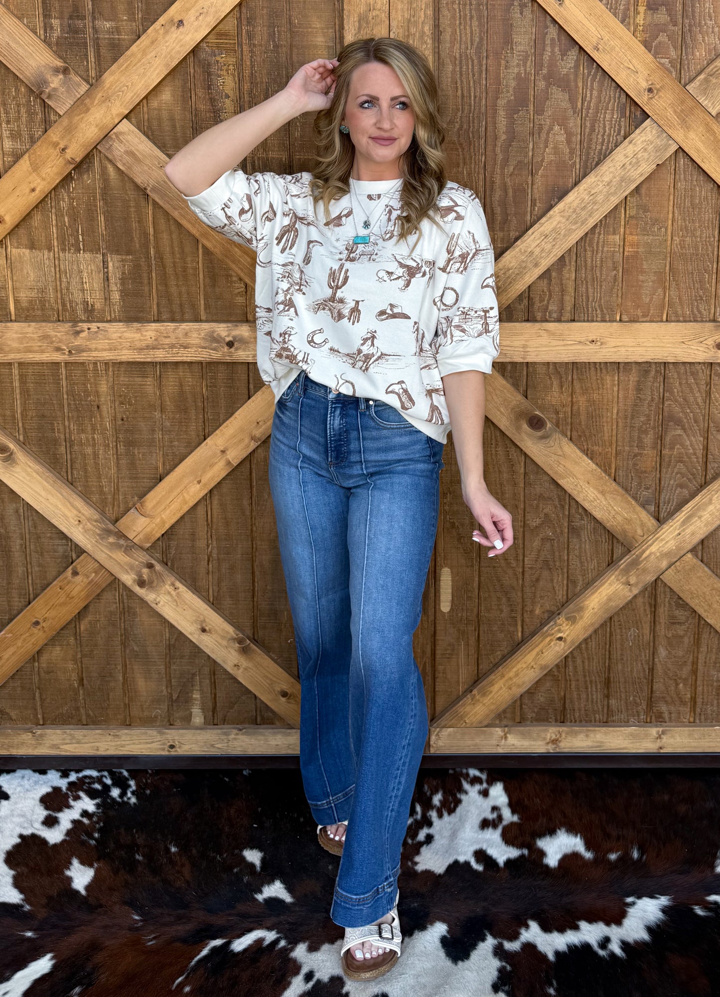 Cozy Cowboy Desert Top