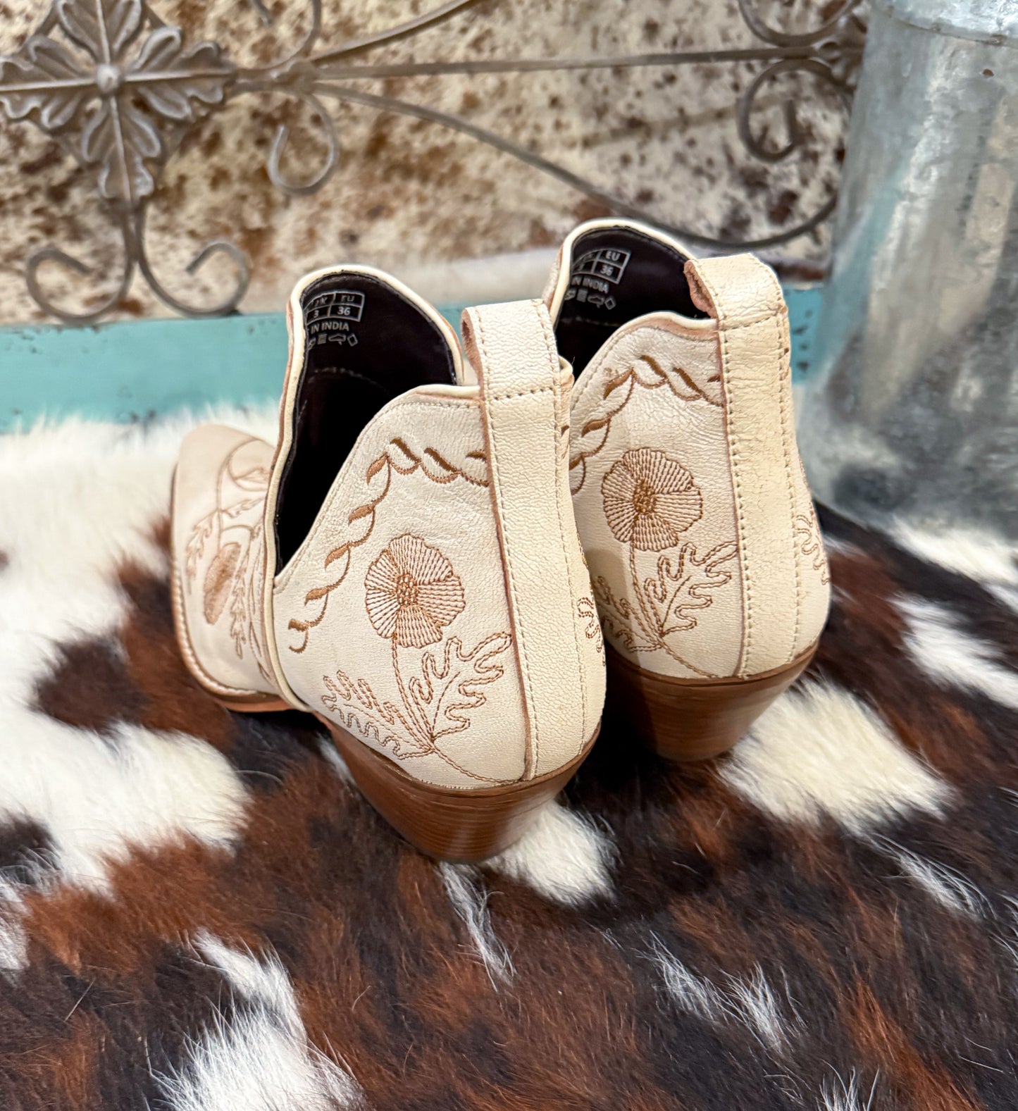 Southwest Booties *White