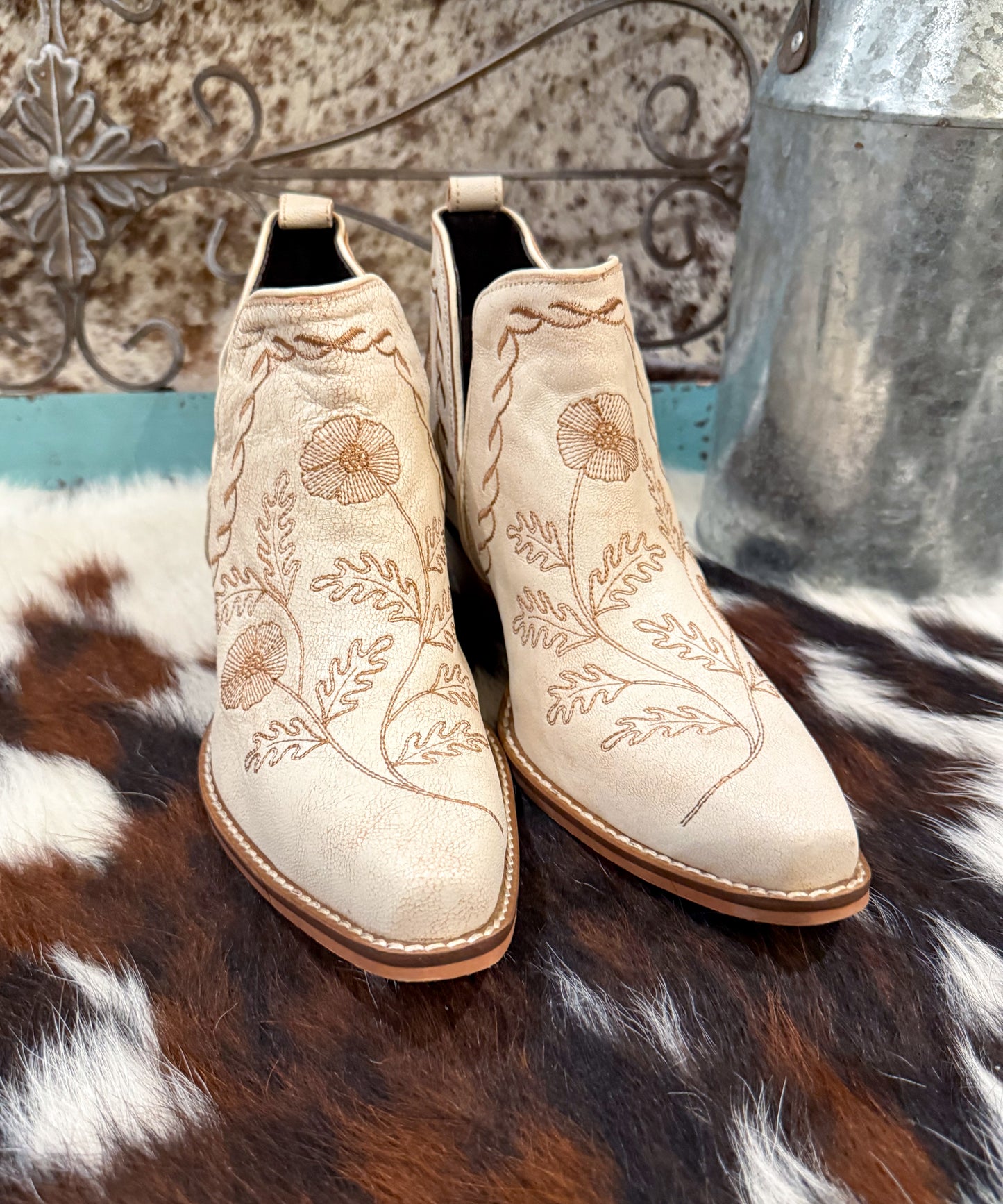 Southwest Booties *White