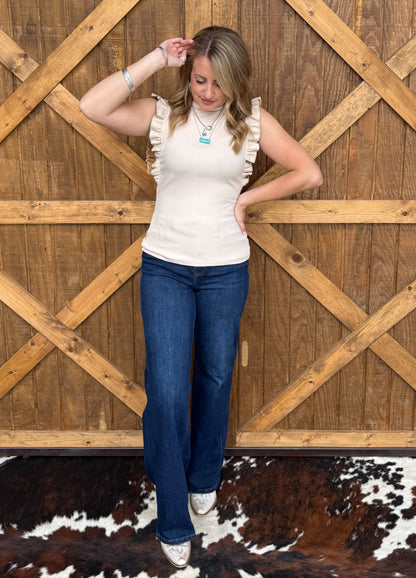 The Betty Top *Beige