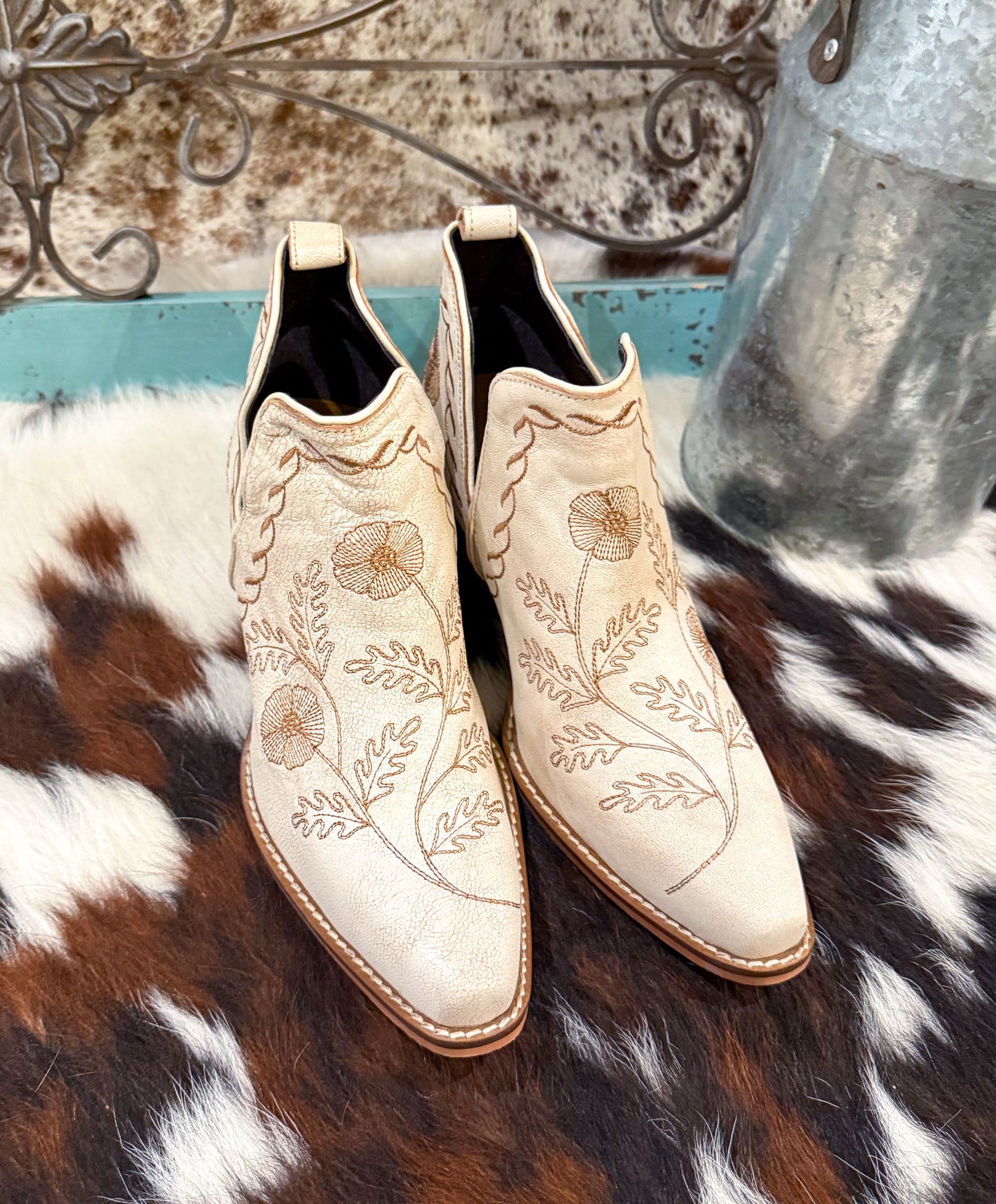 Southwest Booties *White
