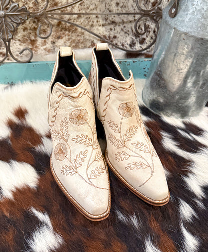 Southwest Booties *White