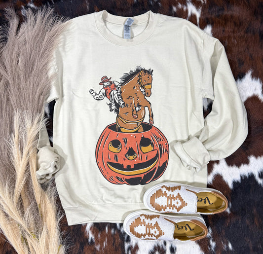 Pumpkin Cowboy Sweatshirt